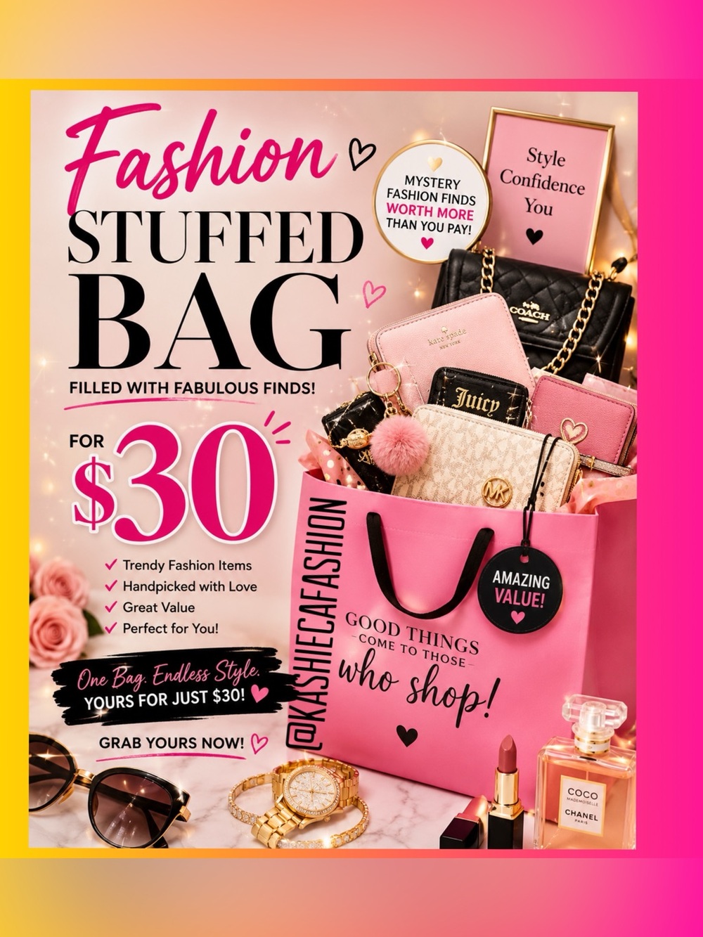 $30 for Stuffed Bag